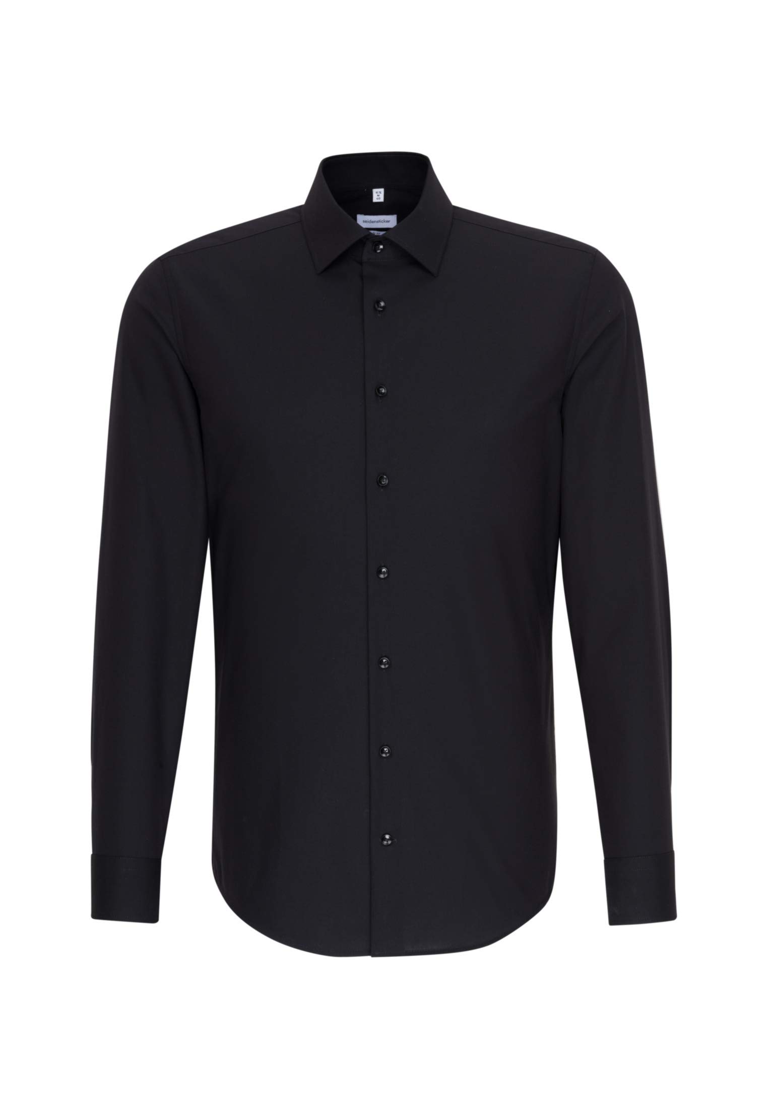 Seidensticker Herren Businesshemd Schwarze Rose Slim Fit Langarm