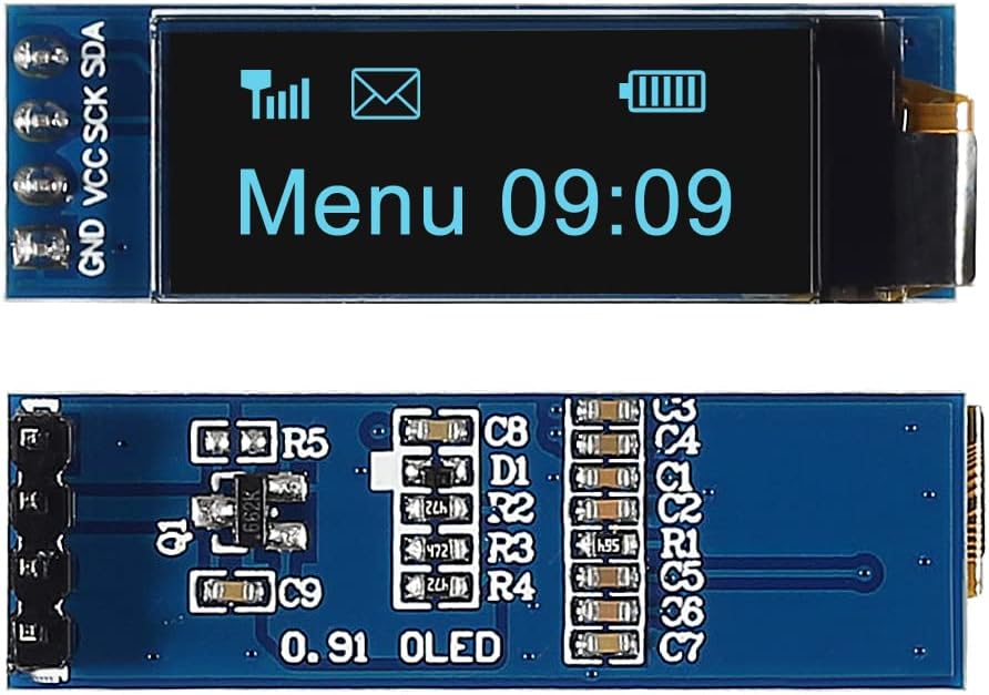 0.91 Inch Blue OLED Display Module for Arduino Raspberry Pi in Nepal at ...