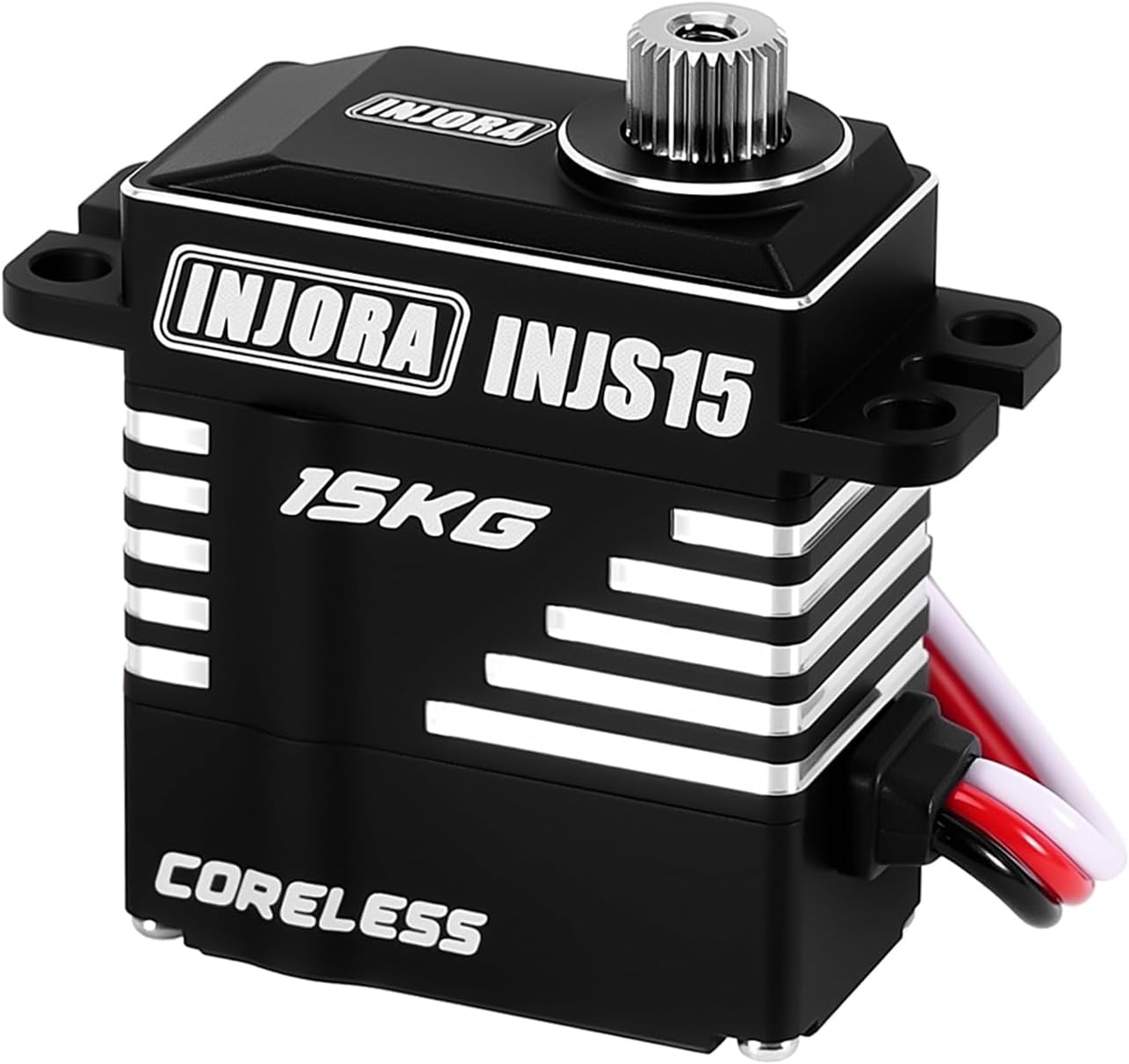 INJORA INJS15 15KG Waterproof Coreless High Torque Micro Servo for 1/18 1/24 RC Crawler Upgrade