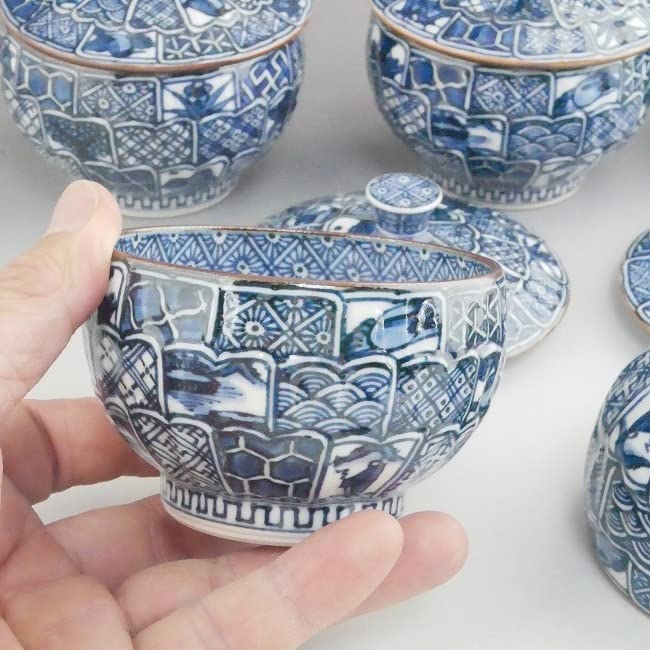 Amazon | 菊彫祥瑞蓋付お茶呑茶碗揃え 壹楽 | 京焼清水焼 | 湯呑み