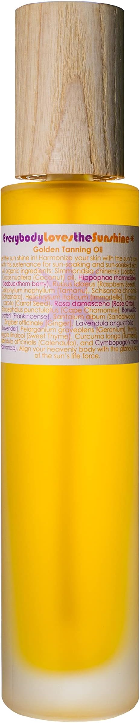 LIVING LIBATIONS - Organic Everybody Loves The Sunshine Body Oil | Natural, Wildcrafted Clean Beauty (3 fl oz | 100 ml)