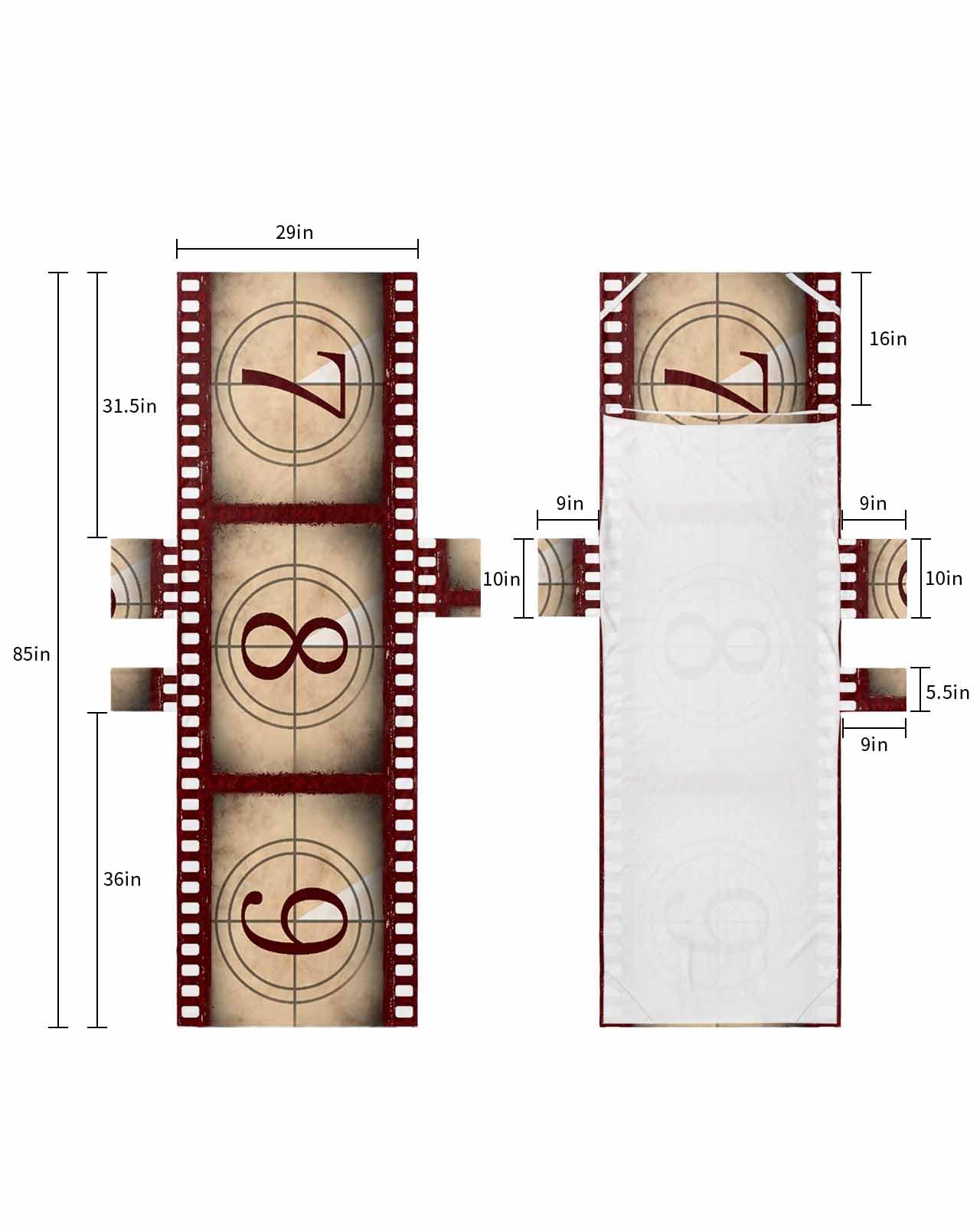 Farmhouse Beach Lounge Chair Towel Cover, Soft Chaise Lounge Towel with Side Pockets Patio Pool Chairs Cover for Beach/Pool Sunbathing 29x85 Retro Vintage Red Brown Plaid Eight