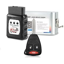 DIY Car Key Fob Voice Programming Kit Fit for 2006-2009 Dodge Ram 2007-2012 Dodge Caliber 2004-2010 Dodge Dakota 2004-2013 Dodge Durango 2005-2007 Dodge Magnum KOBDT04A