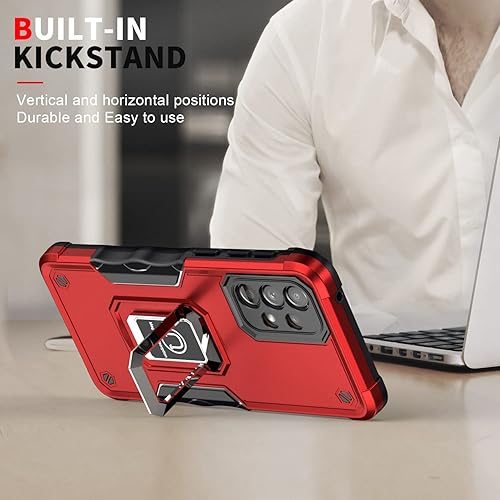 Miniatura 6 de Funda diseñada para Google Pixel 7, funda giratoria con soporte giratorio, cubierta de cámara probada contra caídas, protección de lente, funda para