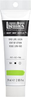 Liquitex Professional Heavy Body Acrylic Paint, 2-oz (59ml) Tube, Vivid Lime Green
