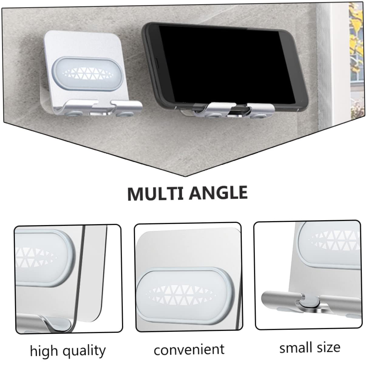 Artibetter 4pezzi Supporto Per Smartphone Per Tavolo Adatto Per Videochiamate e Visione Di Film Facile Da Trasportare Design Elegante e Resistente