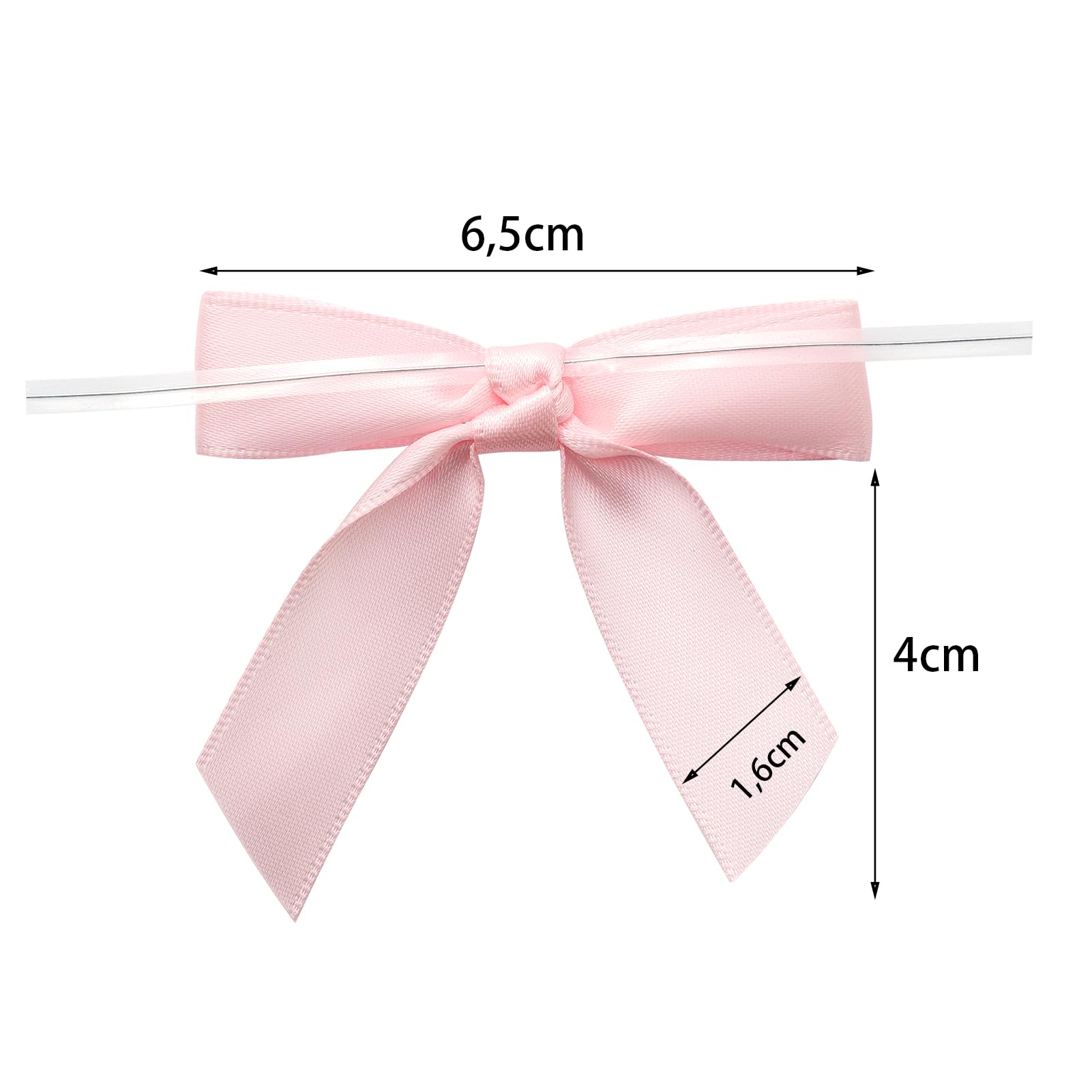 MORSUNBELA 50 Lazos de Regalo para Navidad, Beige y Crema Bodas y envoltorios de Regalo