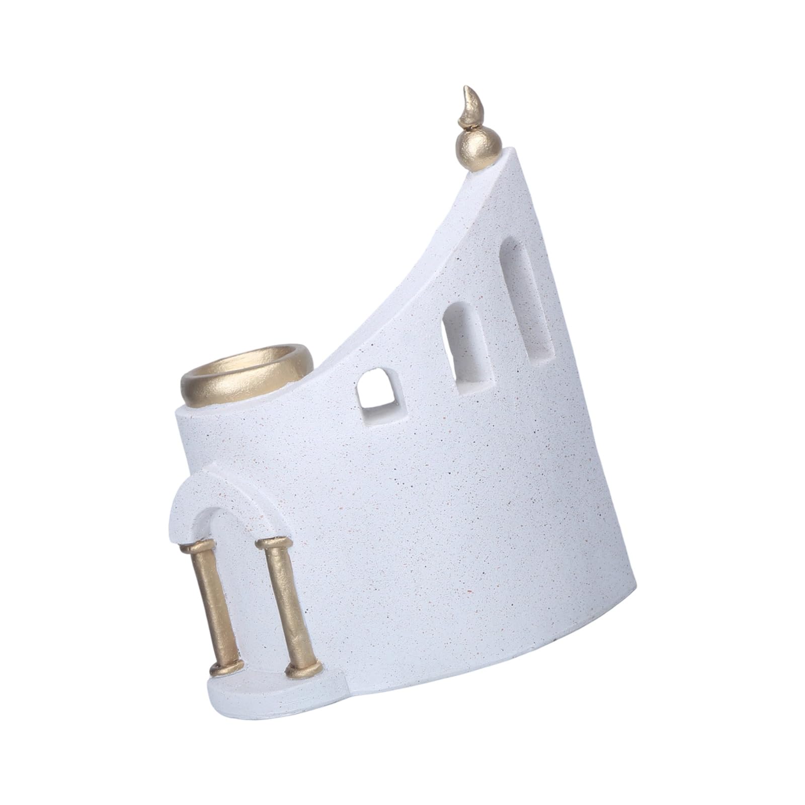 Kalttoy Artistic Arabic Moons Castles Resin Figurine Ornament with Cultural Design for Home and Decors Tabletop Enhancement Islamics Castles Sculpture