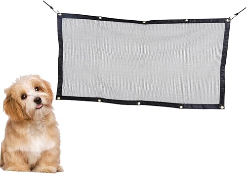 Miniatura 4 de SAFIGLE Accesorios de viaje para perros Malla para perros Divisor de coche Red Cinturón de seguridad para perros Correos de animales Valla de malla