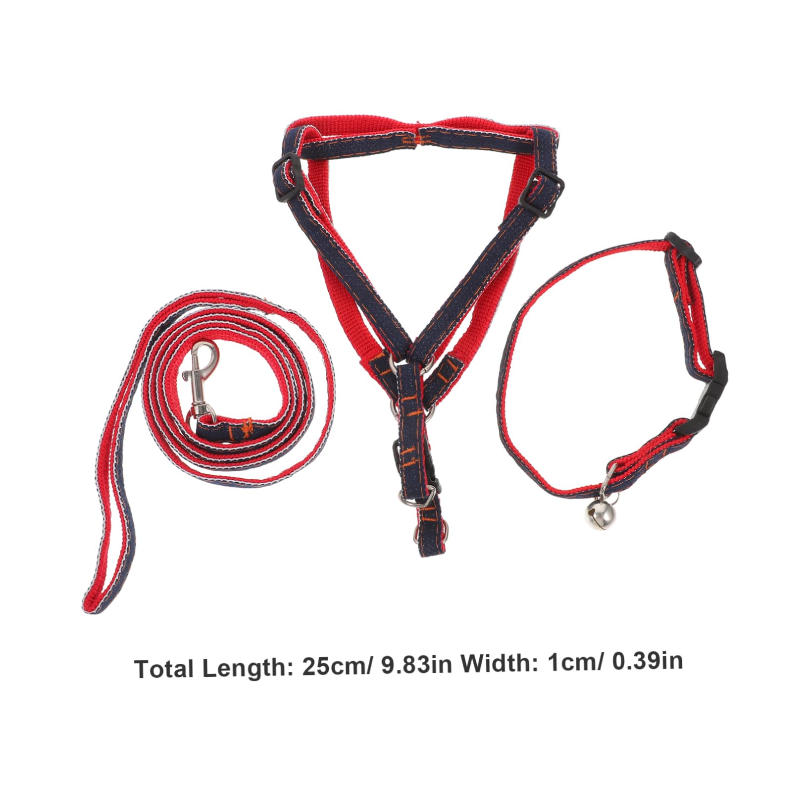 Hohopeti Alloy Buckle Design Durable Pet Harness for Small Great for Christmas Halloween