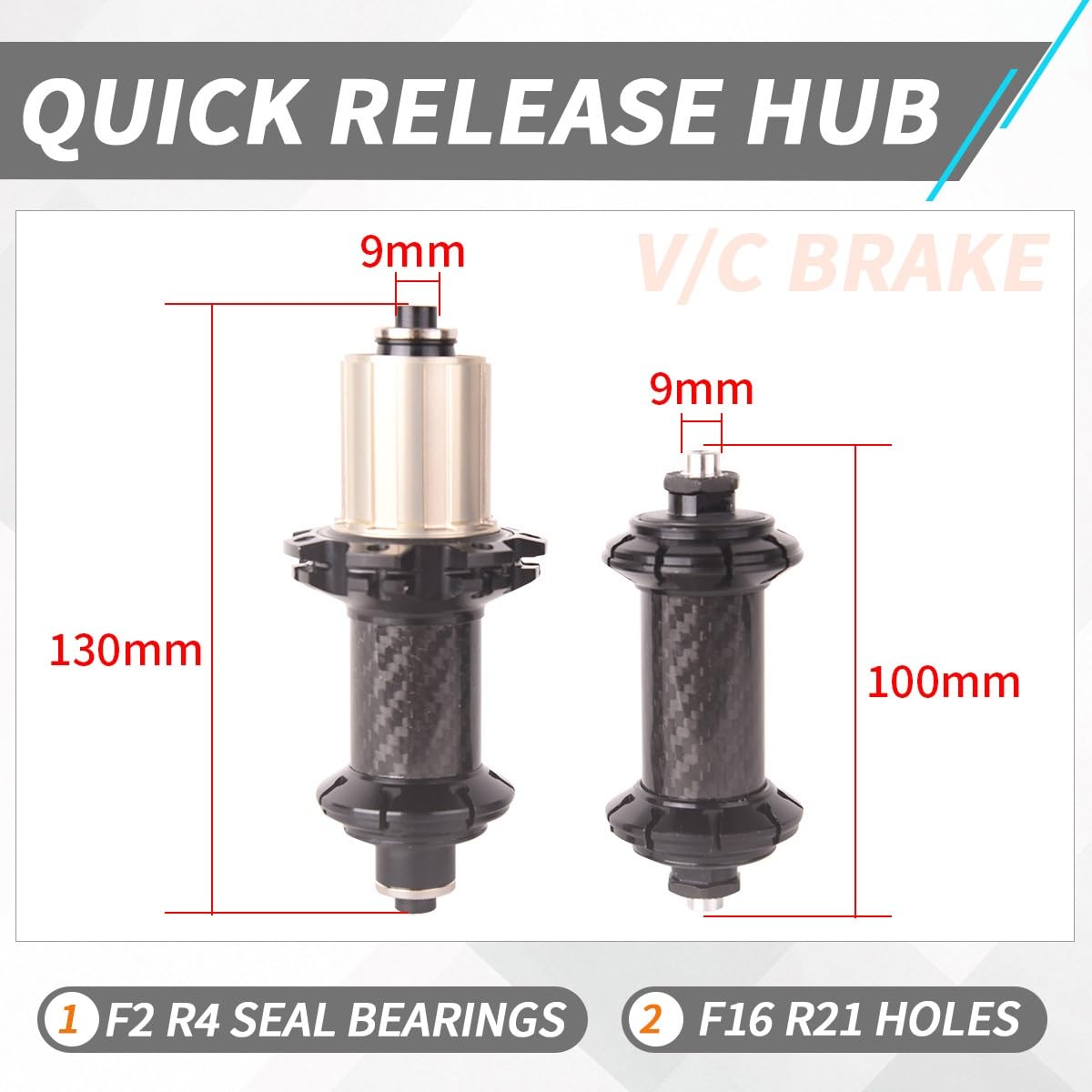 Juego De Ruedas De Bicicleta De Carretera De Aluminio 700C Llantas De Doble Pared 30/40/50mm Ruedas Traseras Y Delanteras con Freno De C/V 100/130mm QR, HG Casete 7-12 Velocidad