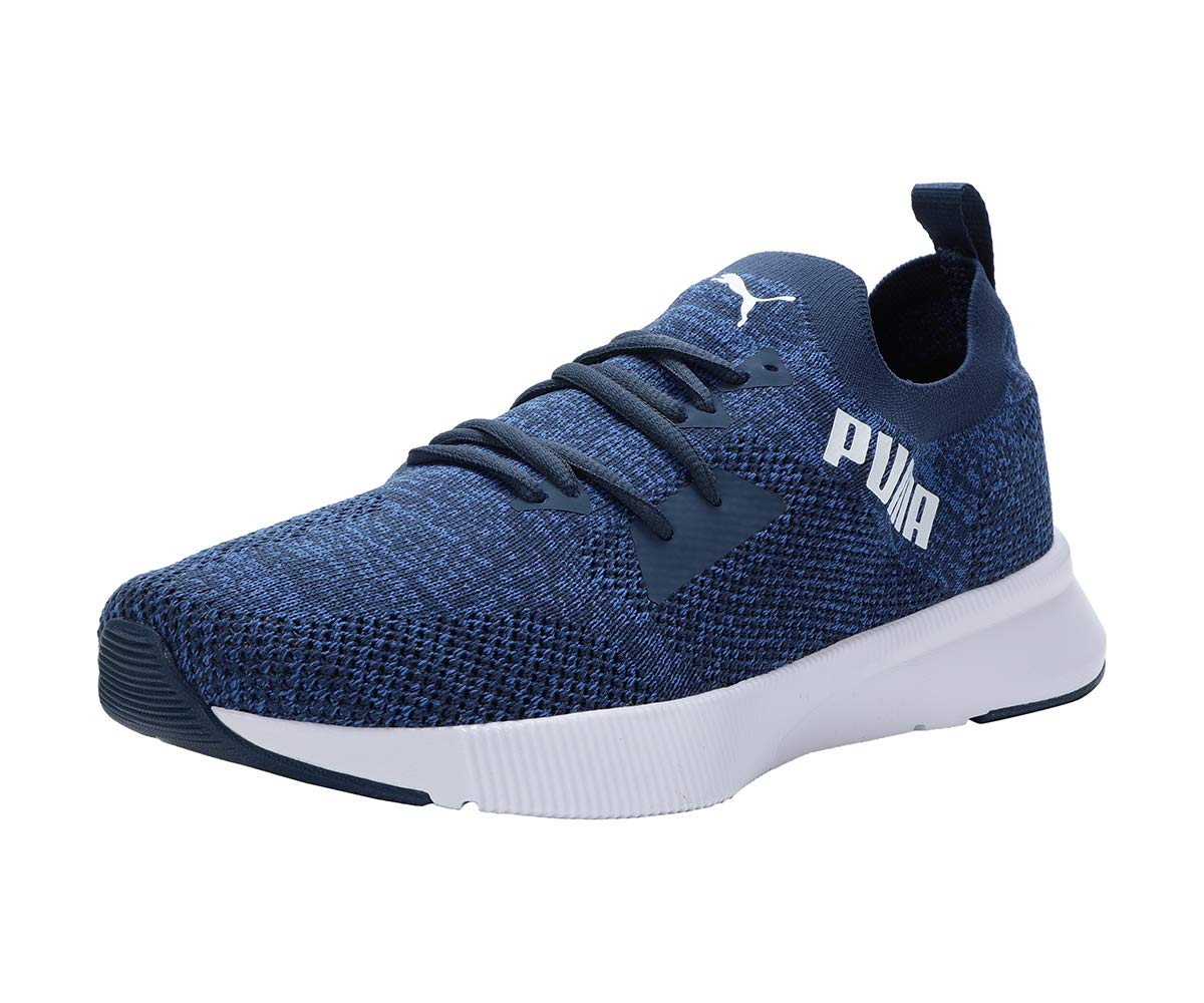 Puma Mens Flyer Runner Engineer Knit Dark Denim-Palace Blue-White Running Shoe - 11 UK (19279007) (B081TQ2NHQ) Amazon Price History, Amazon Price Tracker