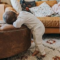 Vista 4 de DESIGN 59 Otomana de Mesa de Café de Cuero Vegano Envejecido con Capitoné de 30 Pulgadas