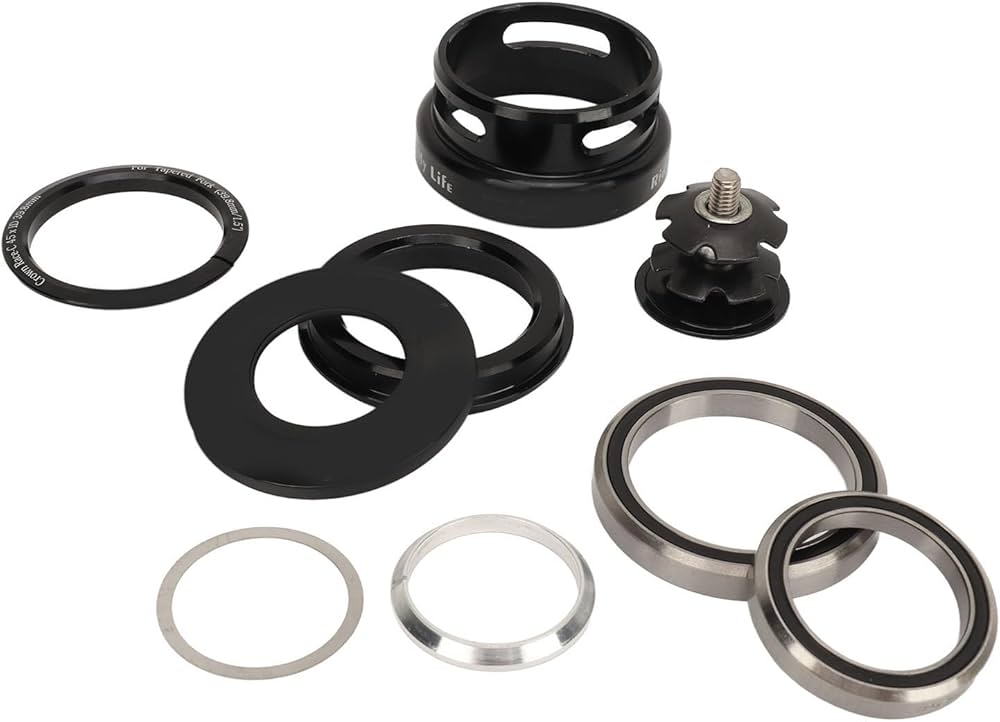 Amazon | 合金バイクフロントフォークステムヘッドセット、CNC細工