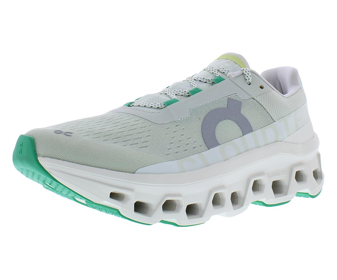 On Cloudmonster Mens Shoes Size 14, Color: Aloe-Green