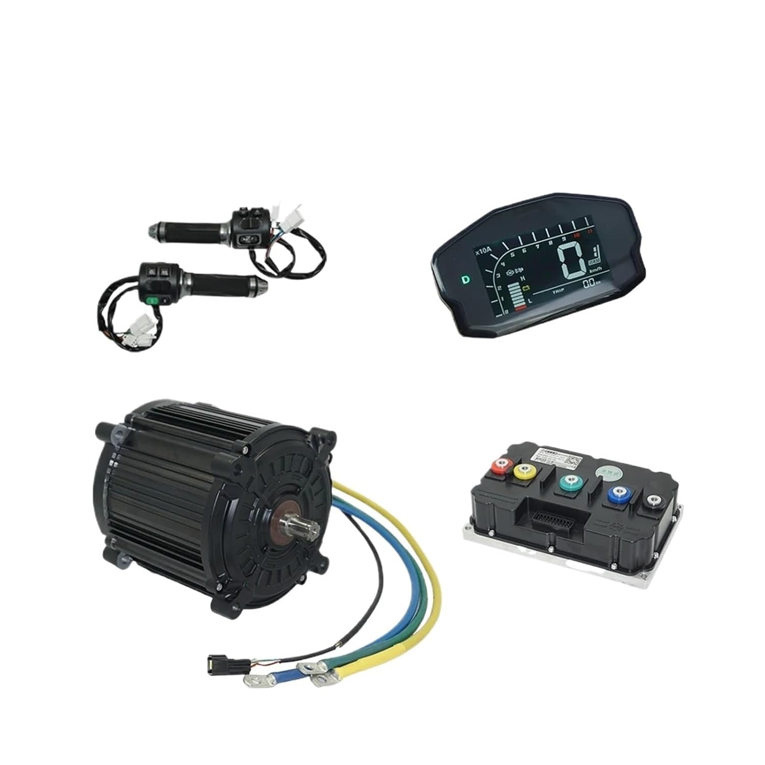 Mid Drive Motor Encoder Mid Drive Motor Conversion Kit with ND721200B Fardriver Controller 180 8000W 72V 140KPH(with 13T)