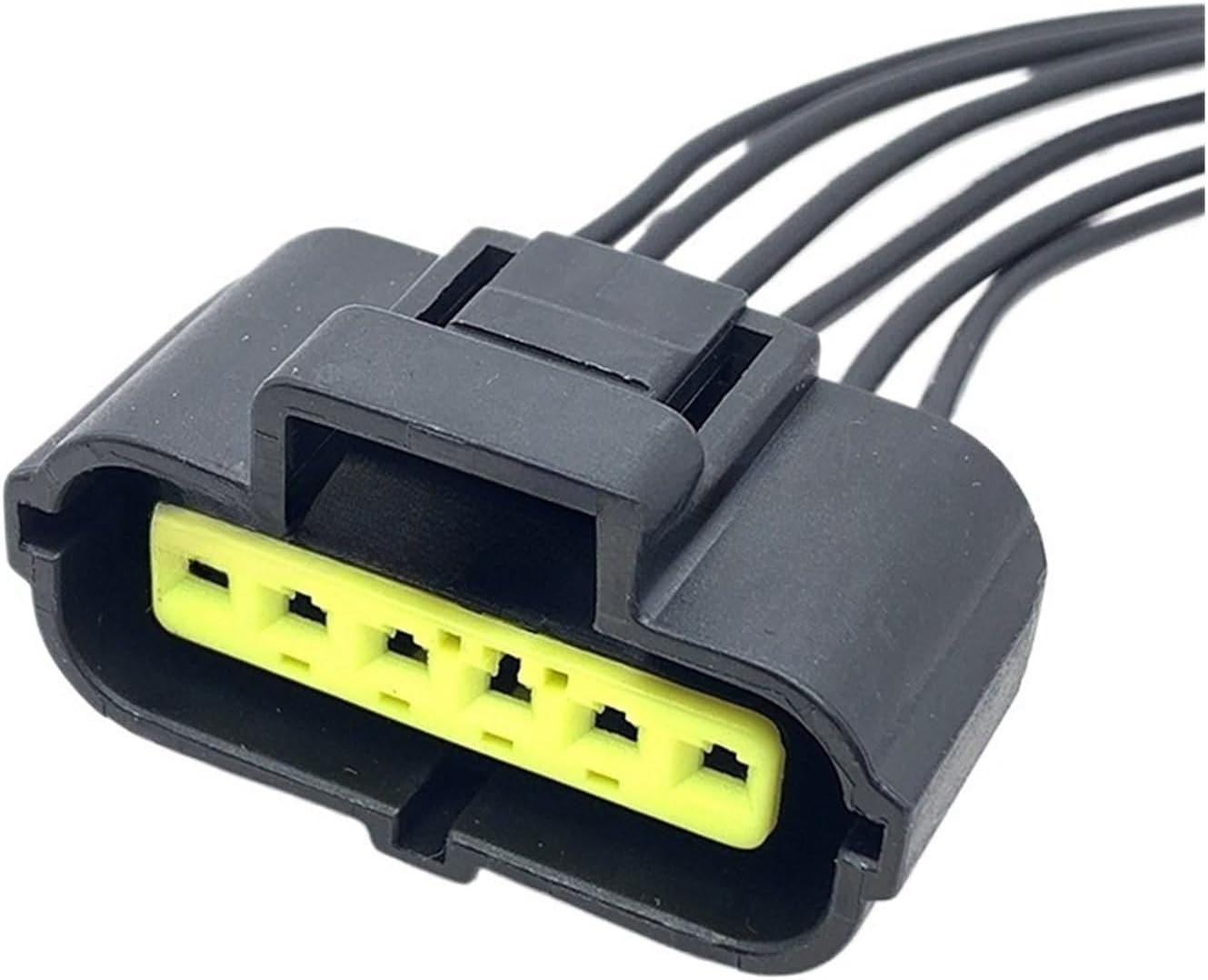 Speaker Connector 1 Pc 6 Pin Car Gasoline Pump Accelerator Pedal Electronic Connector Wire Harness Compatible with The 184060-1(20 Pcs)
