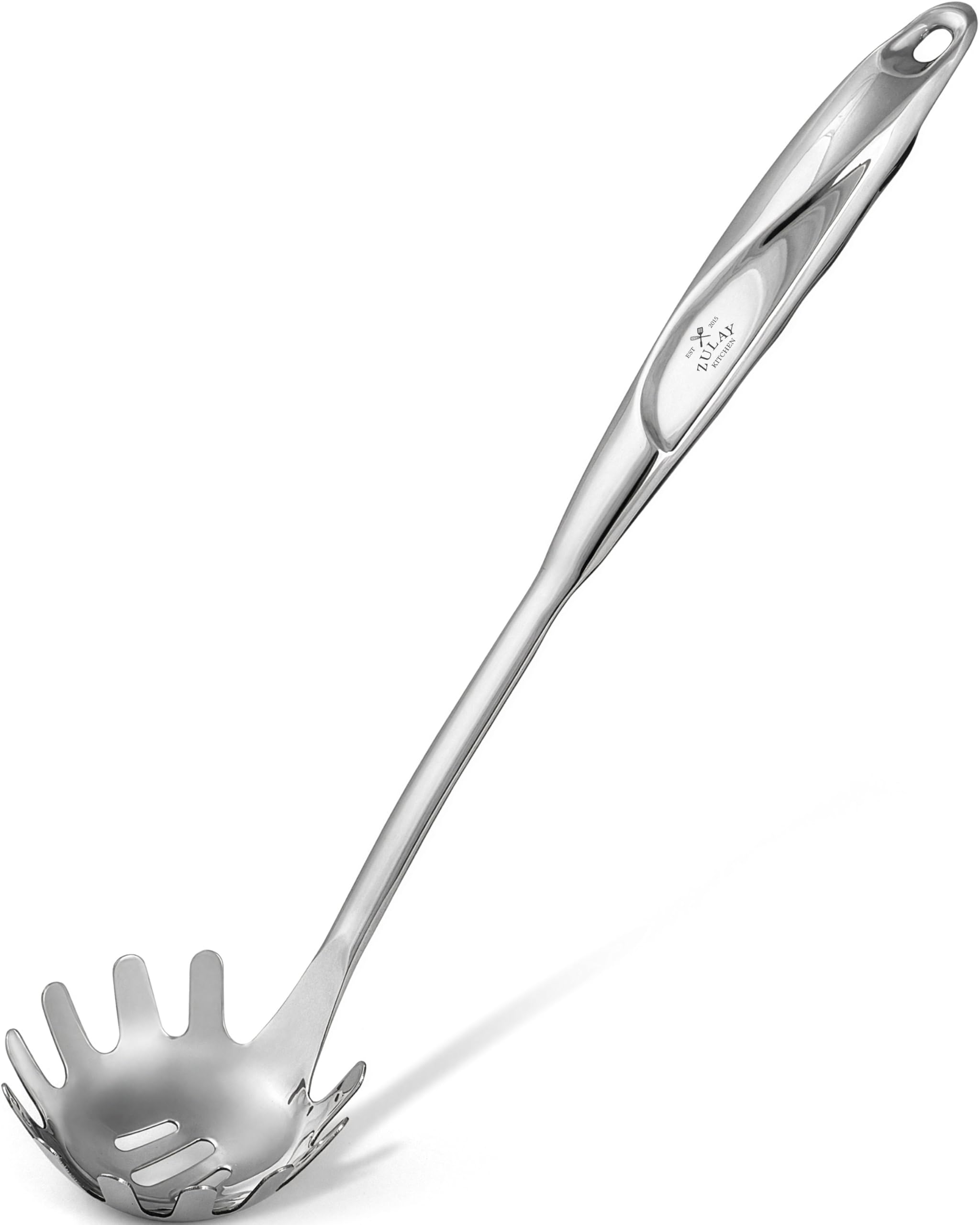 Zulay Kitchen Stainless Steel Pasta Spoon
