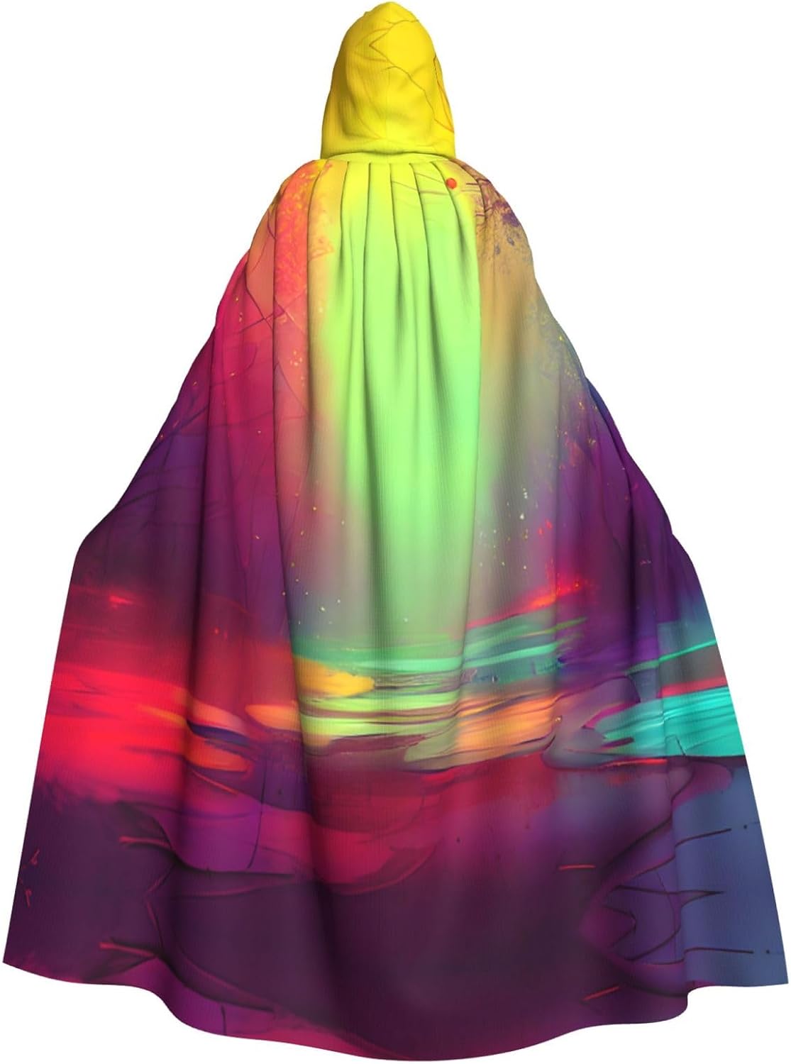 SSIMOO Dream Colorful Enchanting Adult Hooded Cape for Halloween and Party Costumes-Fashionable Women's Robes,Capes