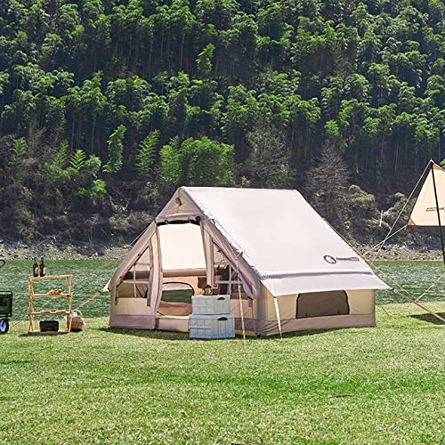 Carpa inflable grande doble capa para 6-10 personas miniatura 4