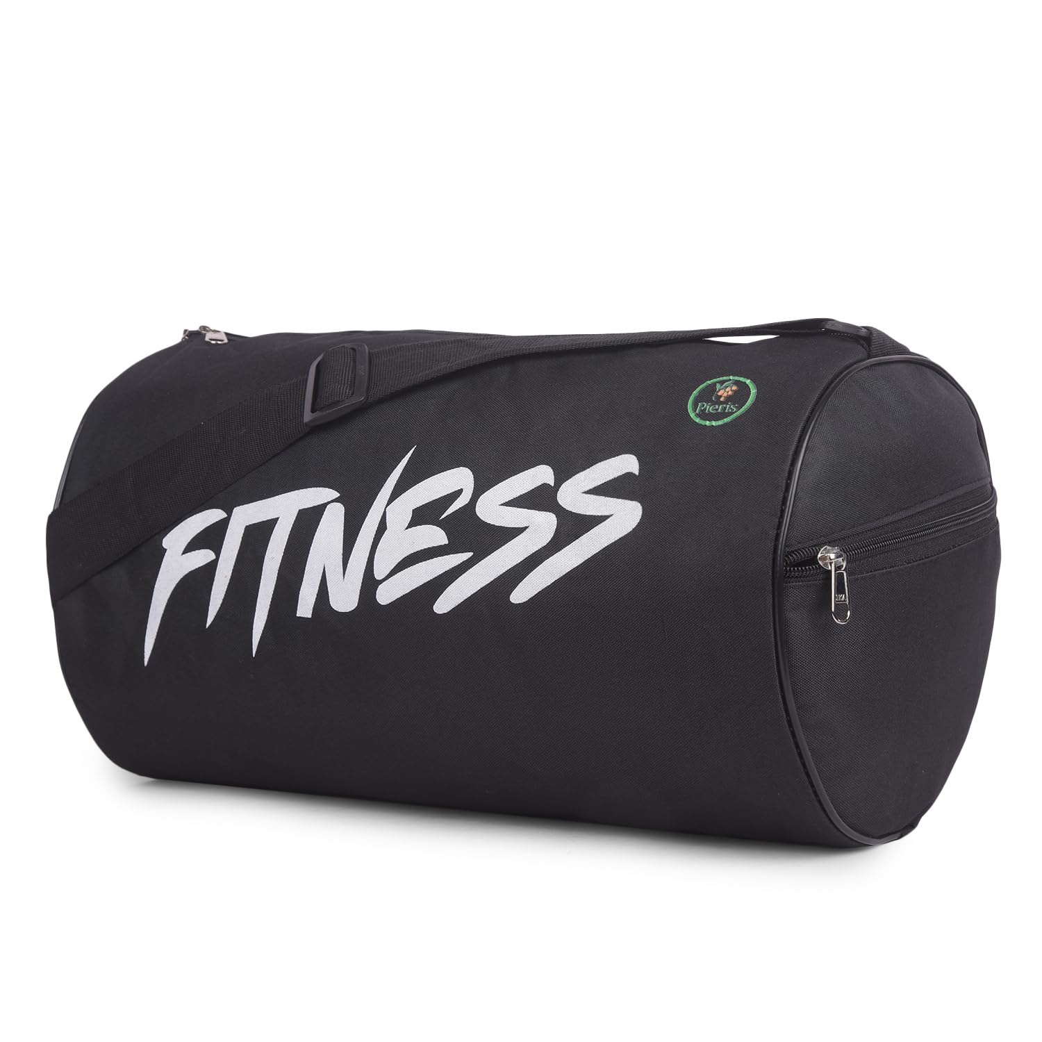 Fitness Gym Duffle Bag for Men & Women | Spacious Sports & Travel Bag with Adjustable Shoulder Strap | Lightweight Workout & Overnight Bag (Black)-image-5
