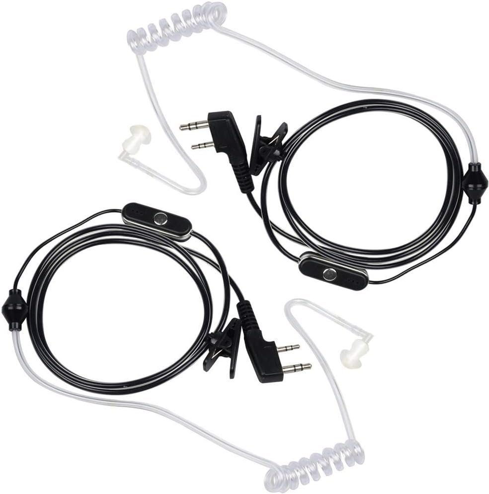 SANZUCO TwoWay Radios Earpiece, 3.5mm 2 Pin Covert Air