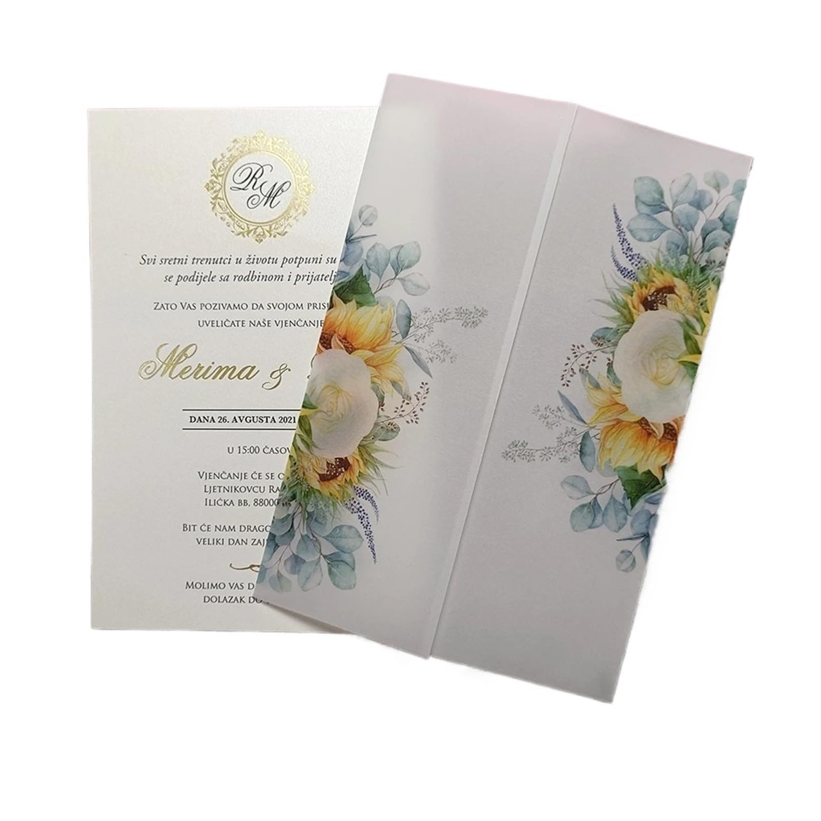 Koperty na zaproszenia, Wedding Invitation Cards 10pcs Multicolor DIY Vellum Wrap Envelope Sets For Bridal Party(WHITE02,Vellum Wrap Envelope)