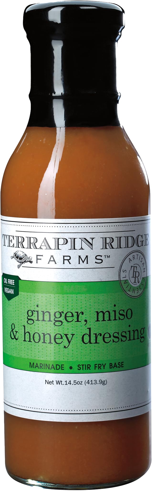 Farms Ginger, Miso, and Honey Salad Dressing – One 13 Ounce Bottle