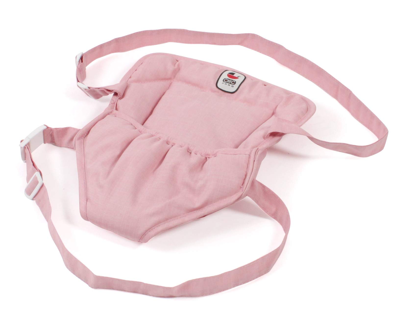 Puppentragegurt für Baby-Puppen, rosa (782-15) – Jeans-Design