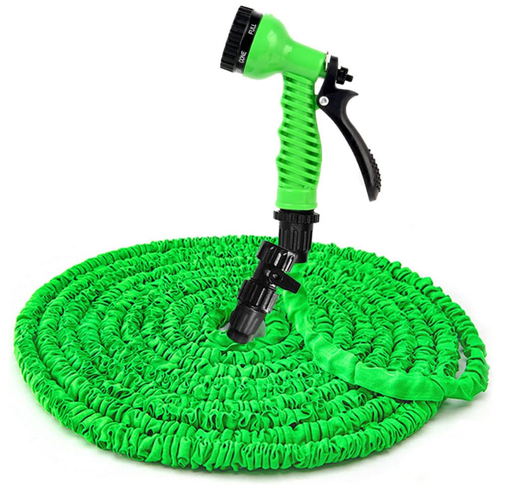 Garden Hose Water Pipe Expandable: 50FT Flexible Water Hose with 7 Function Hose Nozzle, Lightweight Hoses Pipe Flex Hoses for Gardening