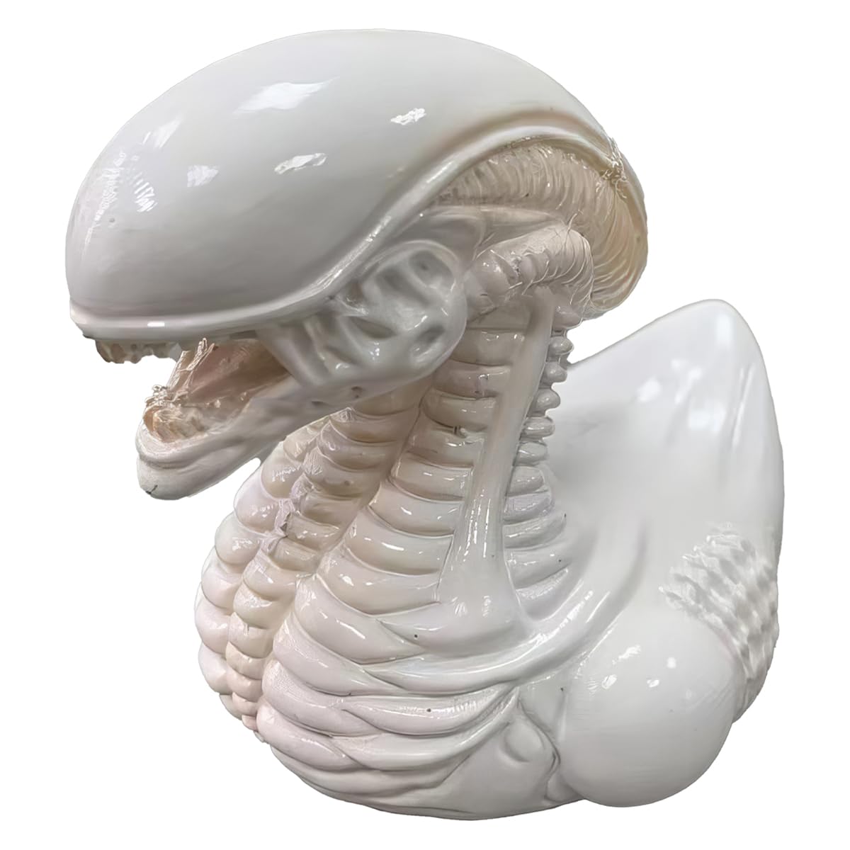 Shilkare Resin Alien Duck, Unique Gothic Gifts & Collectibles, Dark Resin Duck Rubber Novelty Ornament Decorative Duck Figurine for Desktop Home