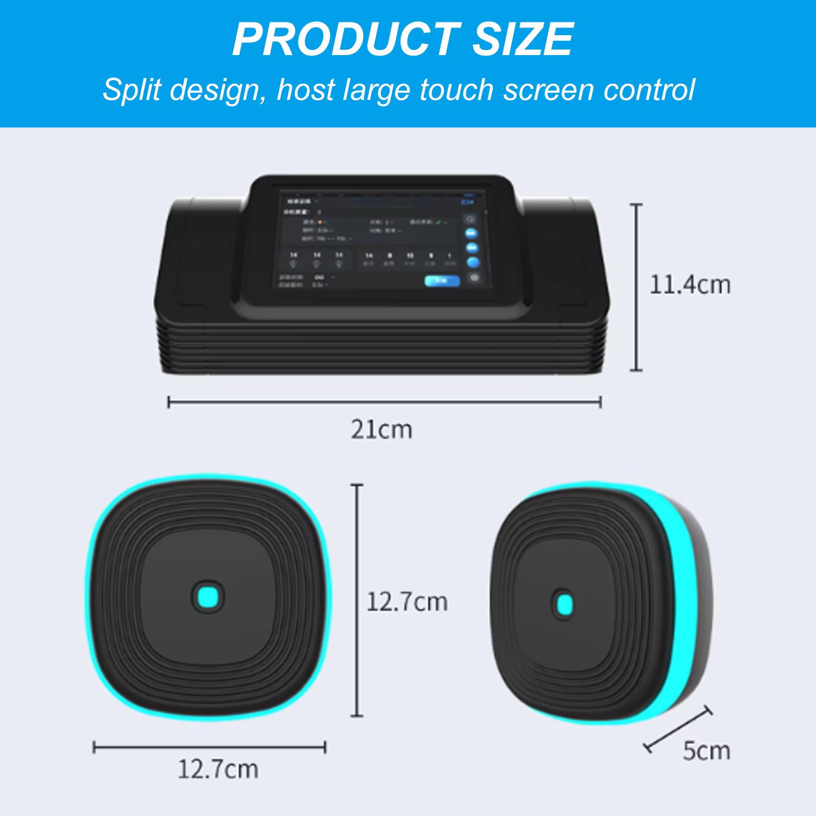 Split Music Boxing Machine, con Strisce di Luci Colorate A LED/Altoparlanti Musicali A Doppio Canale, per Allenamento di Concentrazione E Agilità per Adulti/Bambini,6Target