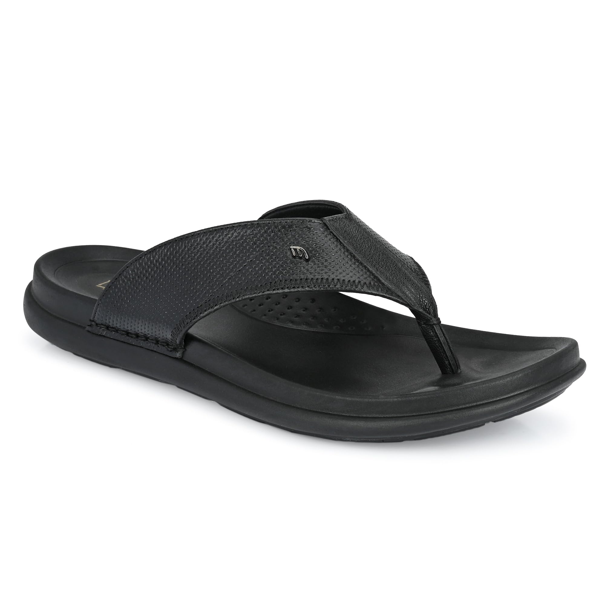 egoss Slippers & Sandals Premium Genuine Leather Slipper Sandals for Men (Black-6)-C-5061 (B0CDC9PWSW) Amazon Price History, Amazon Price Tracker