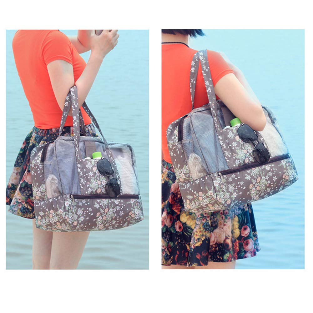 Sac De Sport Imperméable Avec Compartiment Chaussures – Sec/humide Pour Gym, Plage Et Natation !