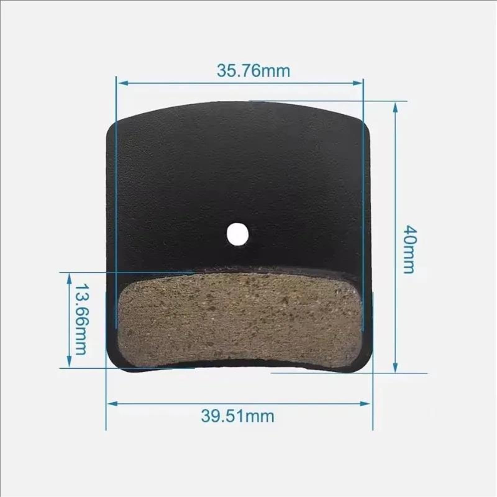 Pastillas de freno para bicicleta Nutt Y-5, para patinete elctrico, con pinza hidrulica de resina cermica, 4 pistones y disipacin de calor (30 pares).