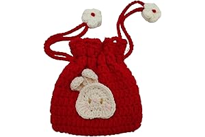 Woven Makeup Bag Wristlet With Drawstring