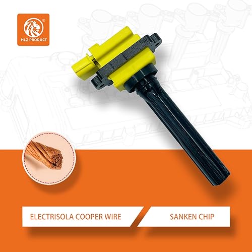 Miniatura 5 de Bobina de encendido de alta calidad H1267A-Y UF237 33410-77E20 UF547 Juego de 6 compatibles con Chevrolet Tracker Suzuki Aerio Esteem Grand Vitara