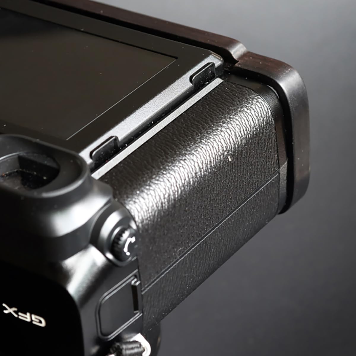 Amazon | FUJIFILM GFX50R 専用 カメラウッドグリップ 高級檀木材 木製