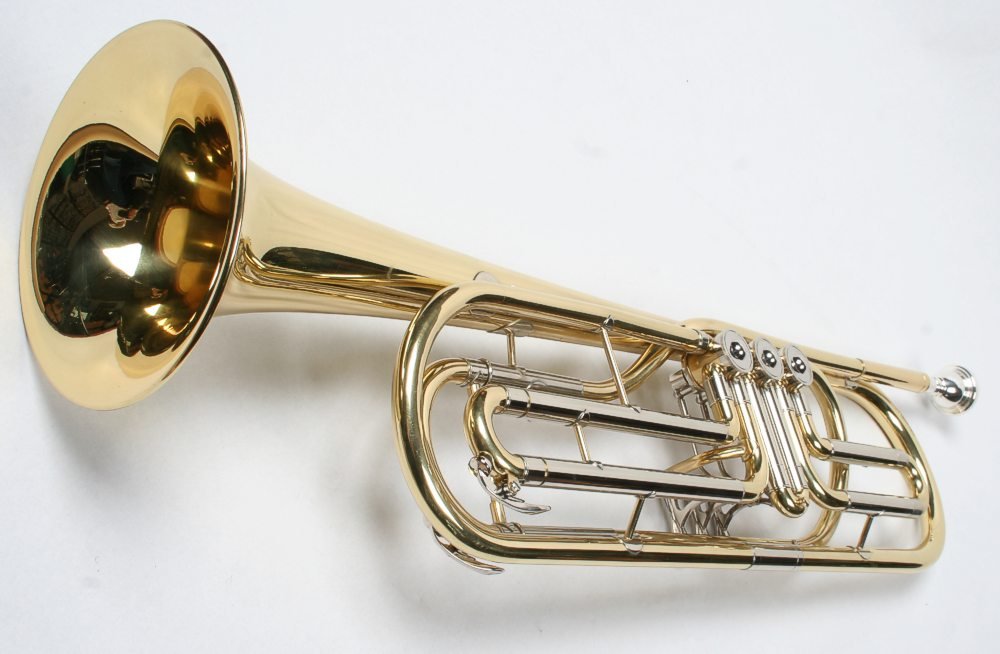 Bass Trompette, Trompette basse + Embouchure + Étui, Neuf