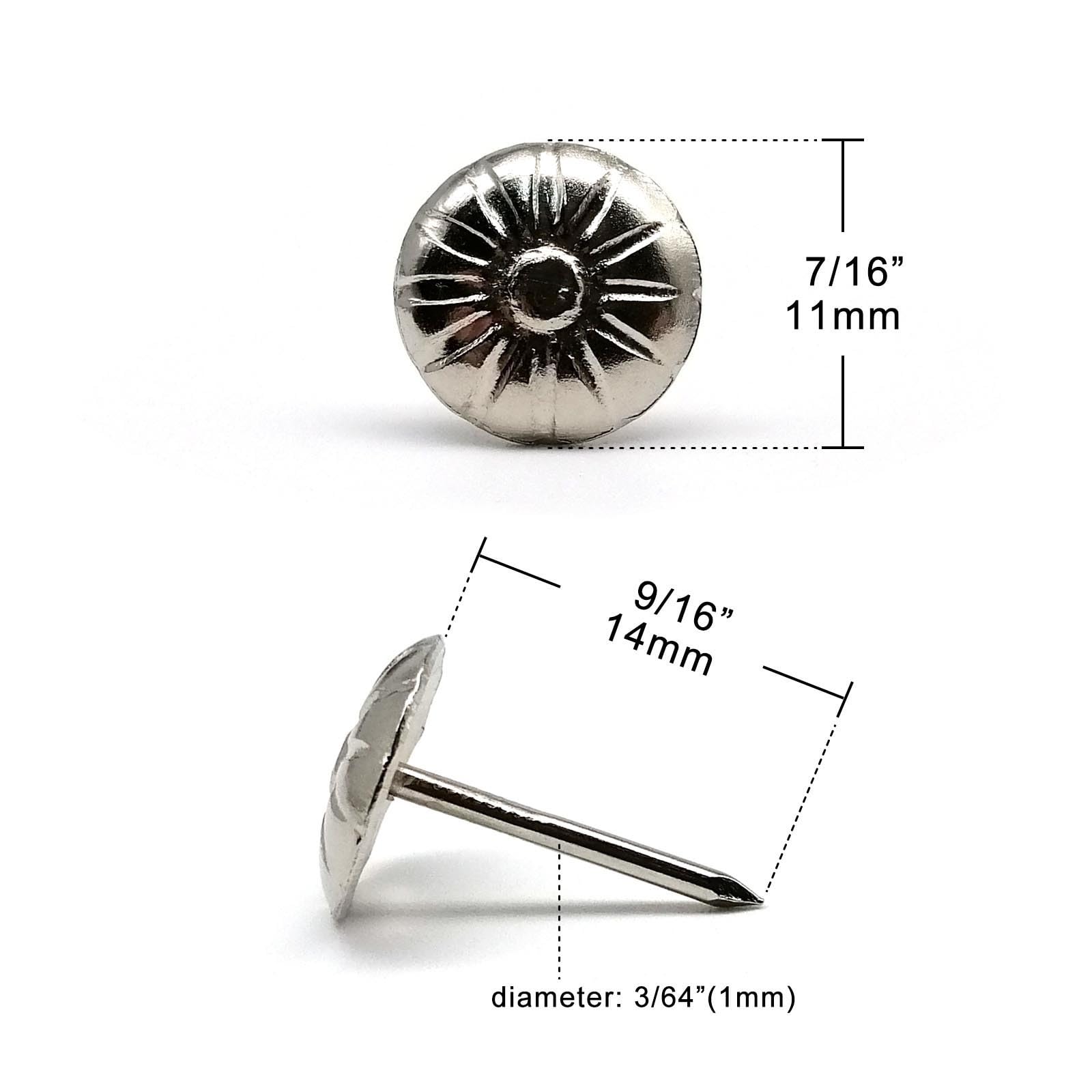 800 Stück Polsternägel 11 Mm