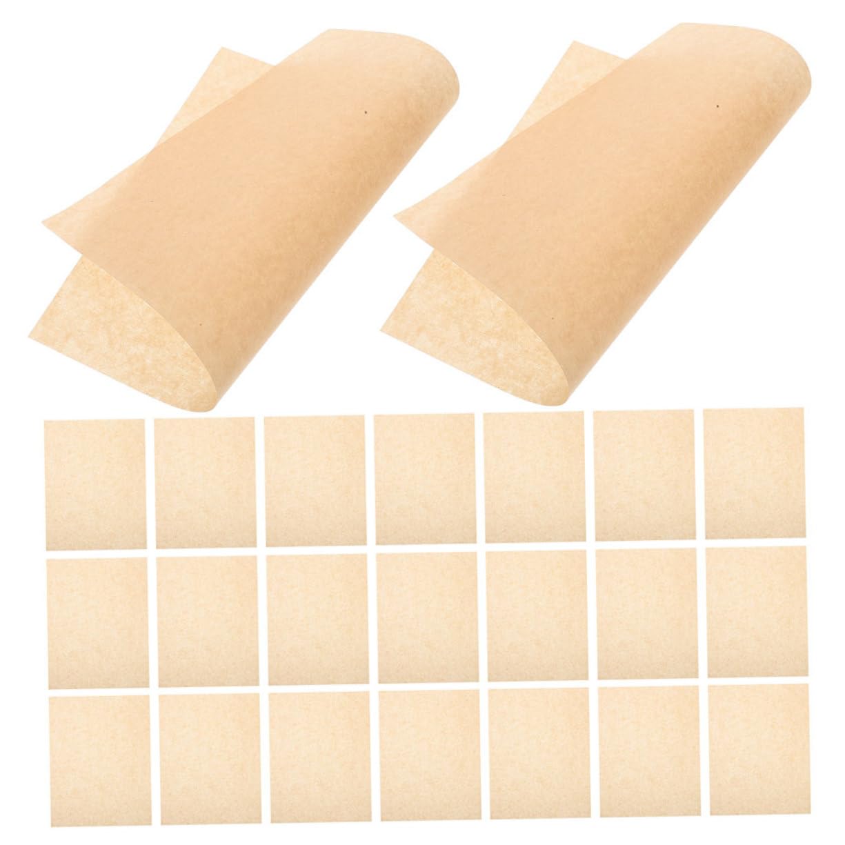 Carta Forno Antiolio per Alimenti 500 Pezzi in Carta Greaseproof Khaki