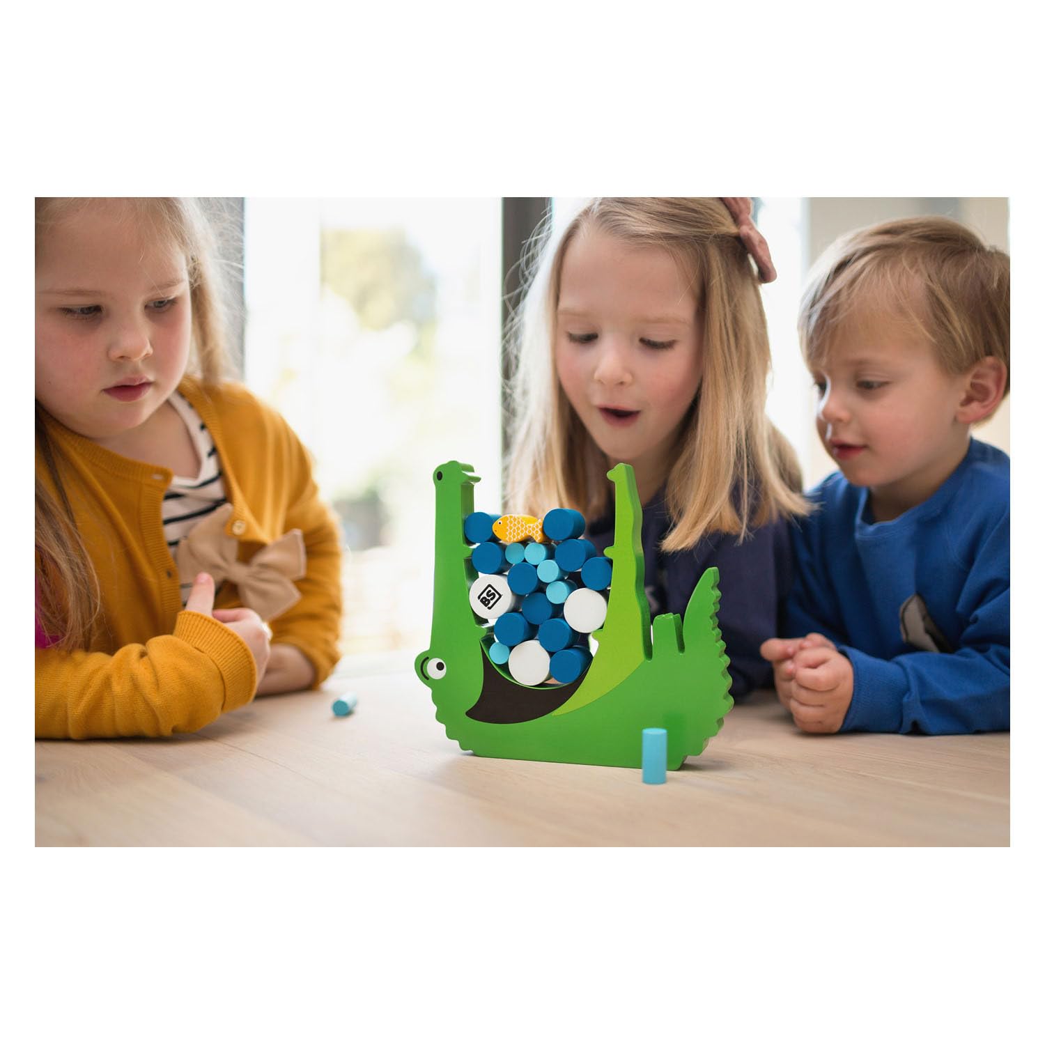 BS Toys GA348 - Coccodrillo, Colore: Verde