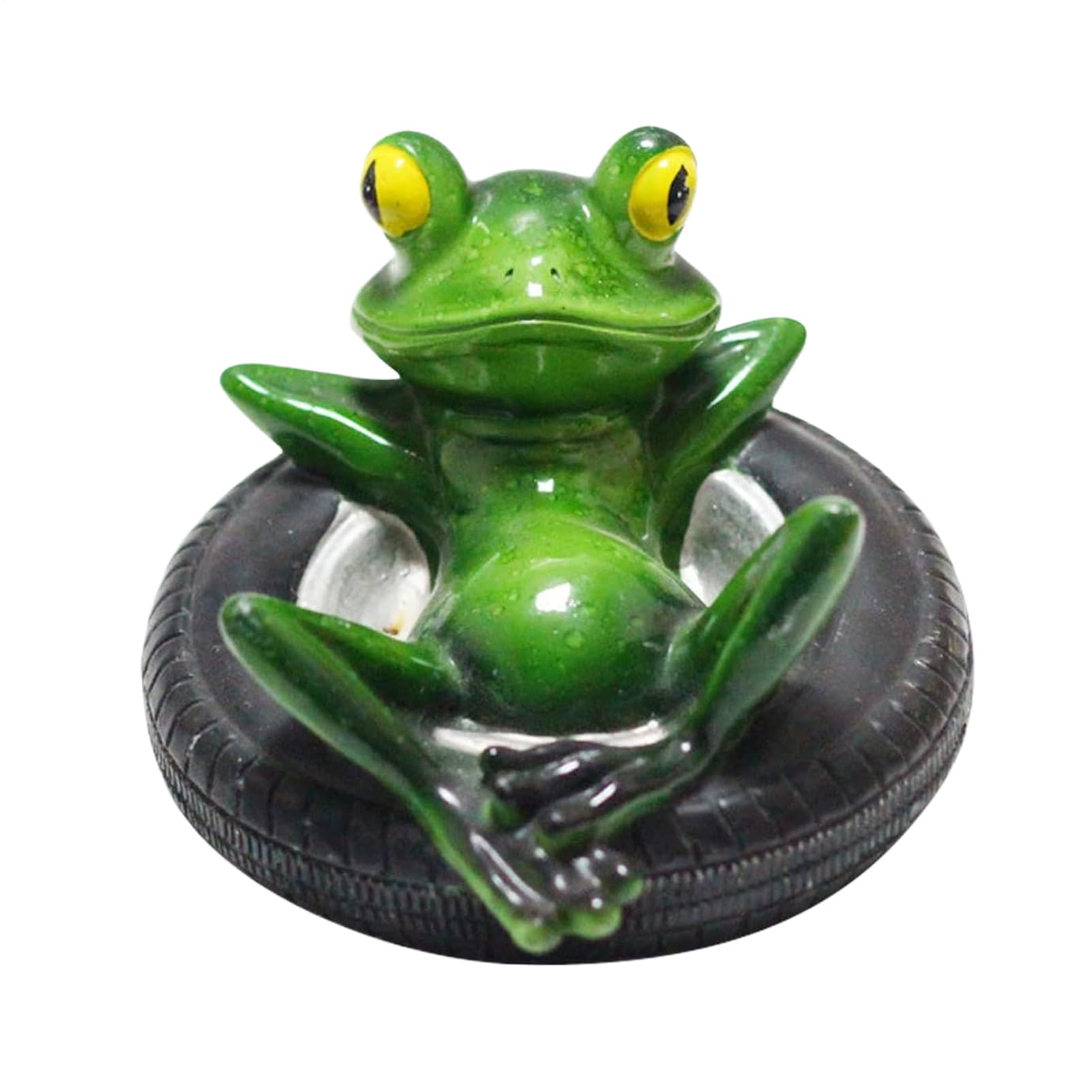 Figurine verte flottante pour piscine et balcon créez une ambiance estivale sur votre terrasse