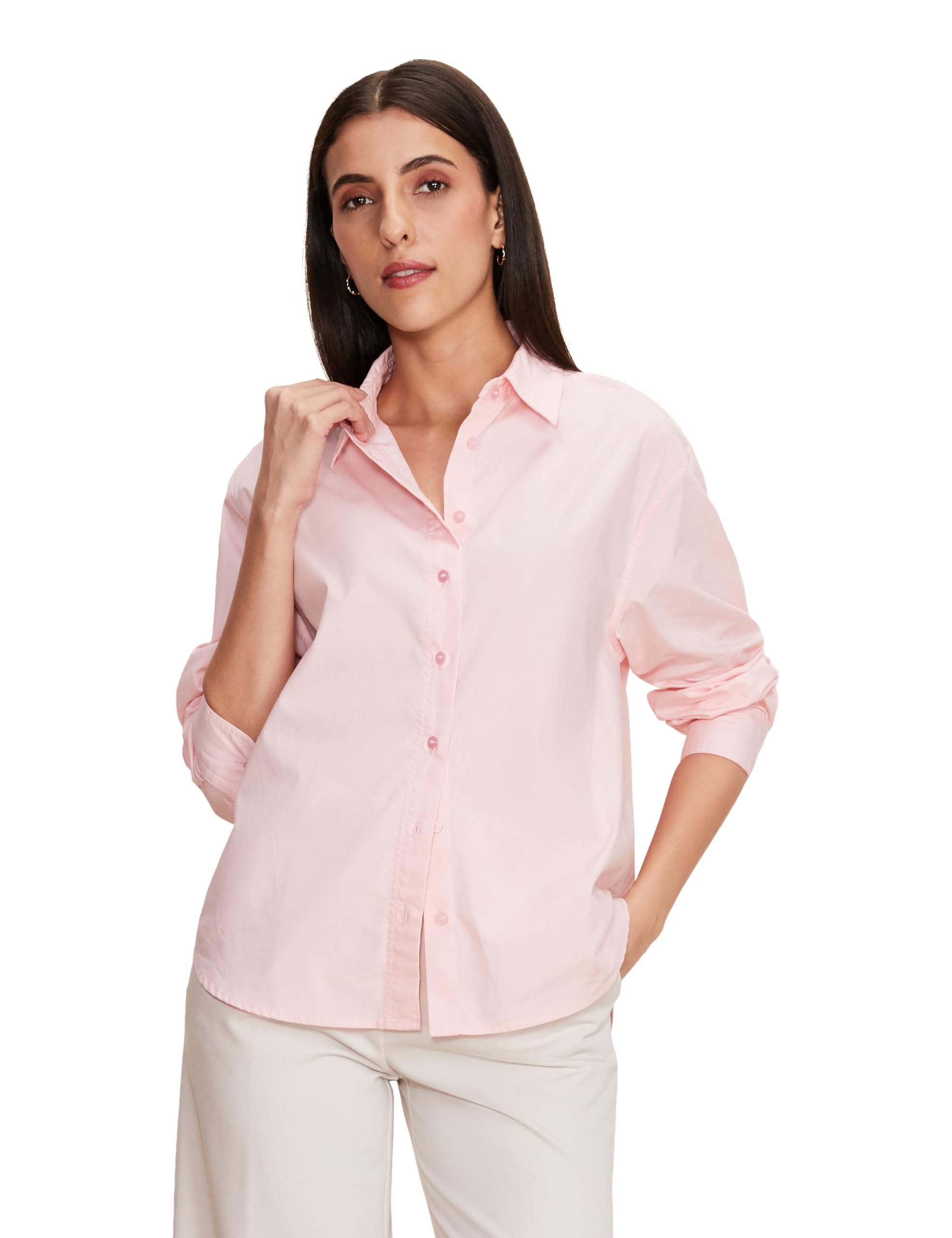 Women's Oversized Cotton Casual Shirt | Available in Plus Size
