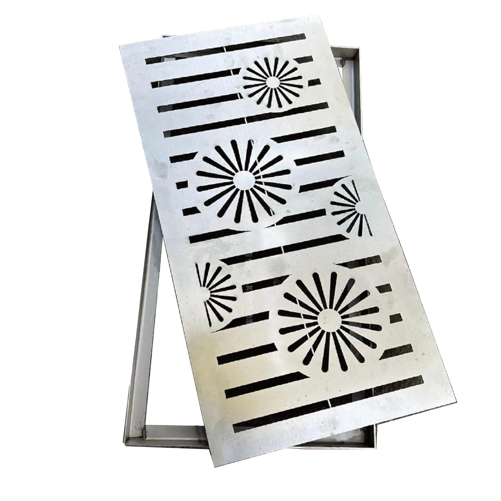Grille d'égout pour allées et parkings en acier inoxydable 30x60