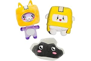 Lankybox Foxy and Boxy Plush Rocky - A Perfect Trio!