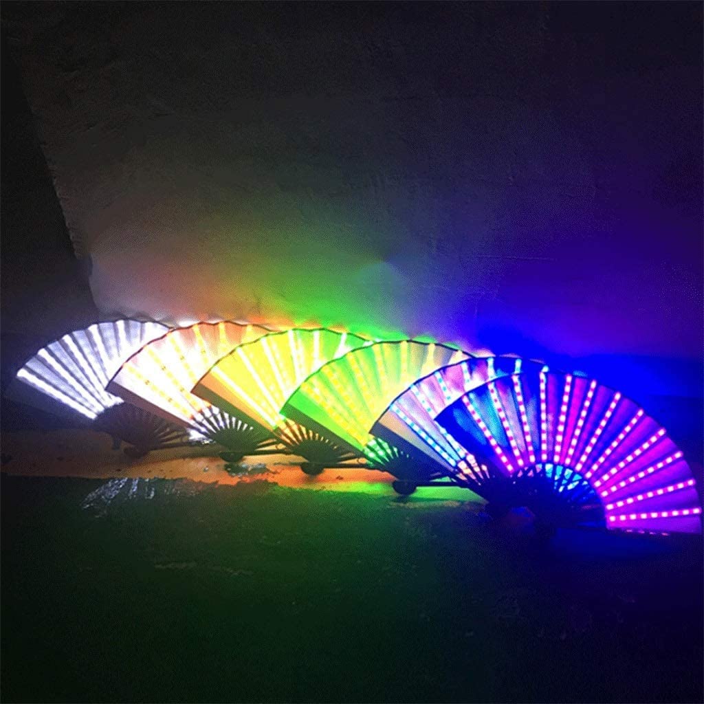 Amazon.co.jp: 扇子 ファン LED ルミナス扇子 光る 輝く コンサート