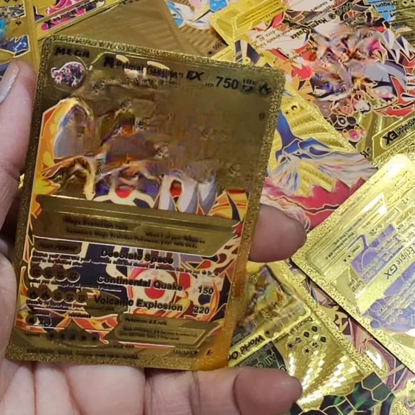 SHOPISTRY by TMS-Poke 55 PCS Golden Foil Card Assorted Cards TCG