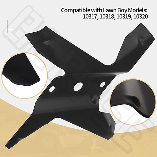 Vista 3 de Ventilador de mantillo 99-6351-03, reemplaza 92-1630-02 92-1630 99-6351, compatible con cortacésped Lawn Boy, compatible con los modelos 10247