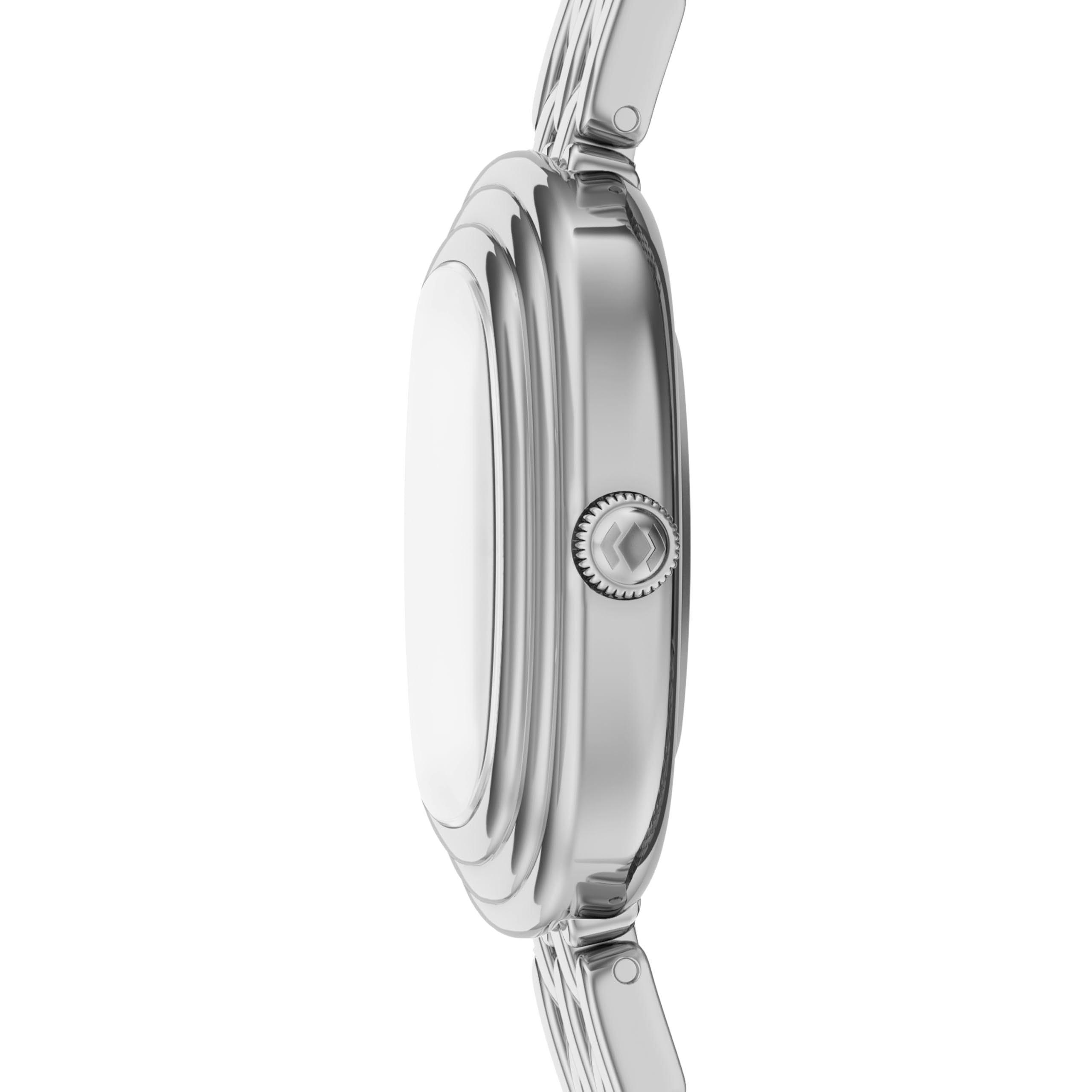 Fossil Emerson Donna Orologio in acciaio inossidabile color argento 30MM, ES5508